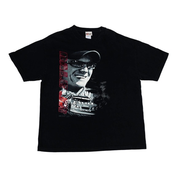 90s Dale Earnhardt Jr. NASCAR T Shirt - Extra Large | Vintage Race Car Promo Tee - Picture 1 of 8